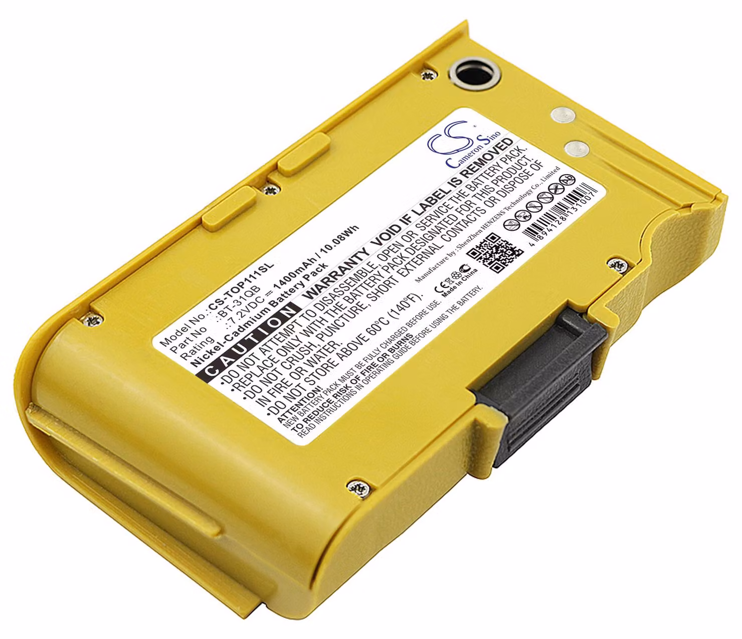 TECHTEK Batteria compatibile con [Topcon] 101C, 111C, Auto Level 101C, Auto Level 111C, DL-100, DL-101C, DL-102C sostituisce BT-31Q, per BT-31QB