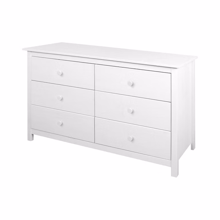Commodo 6 cassetti TORINO bianco