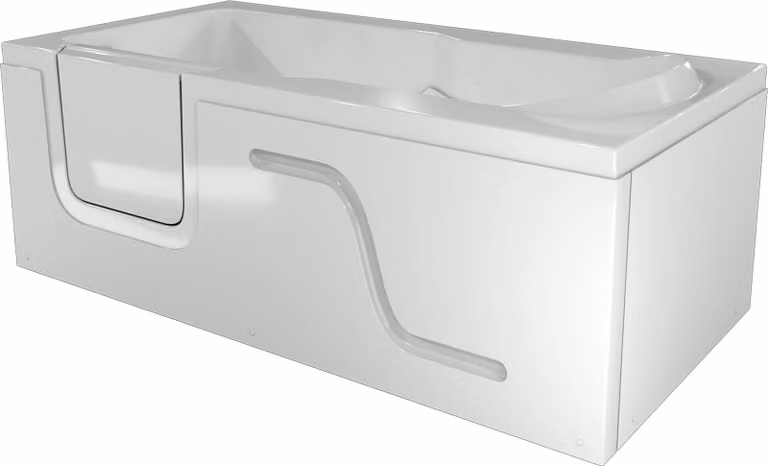 Vasca senior con sportello S17-R 75x150cm senza rubinetto
