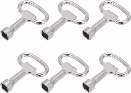 Set di radiatori rinforzati, 6 pezzi, 8 x 8 mm.
