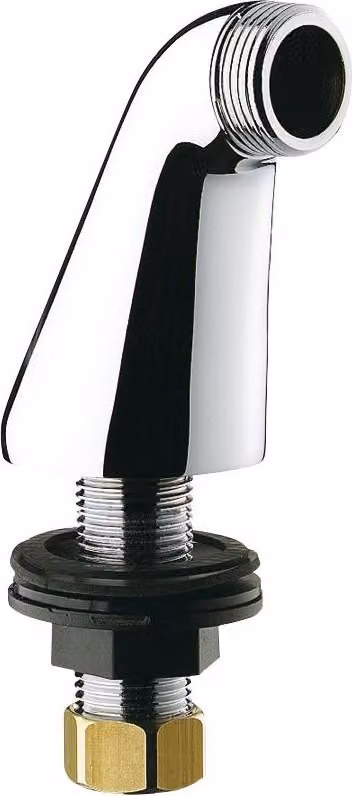Delabie 2 pezzi montaggio bordo vasca G1/2B x G3/4B H70 D14mm