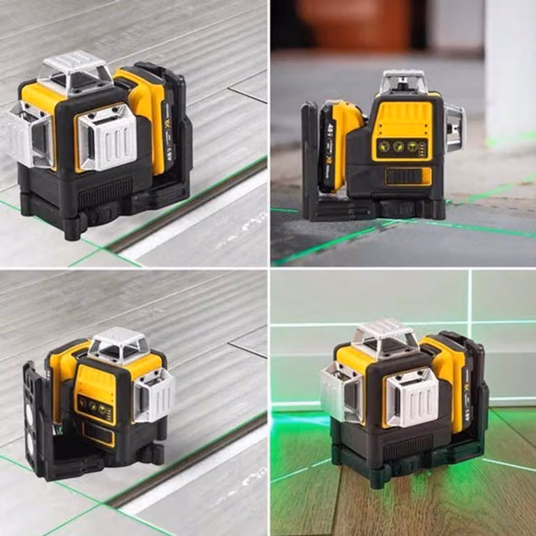 Livella laser a 12 linee rosse - rotazione a 360 gradi - misurazione 3D - batteria al litio