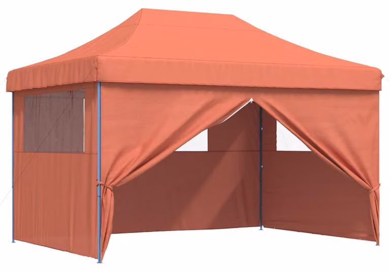 Tenda Party Terracotta 279 x 410 x 315 cm Tessuto Oxford