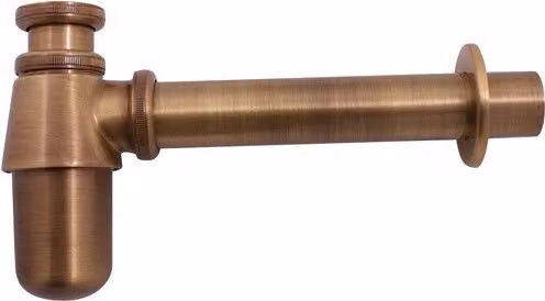 Sifone per lavello RAV Slezák, diametro 32, modello MD0545SM, colore ottone anticato.
