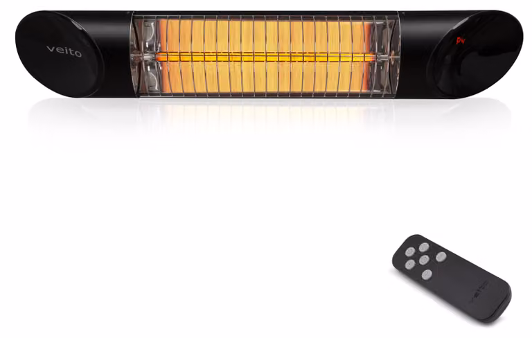 Riscaldatore da pavimento - 1200 W - Alluminio - 9x75x13 cm - Adatto per uso interno ed esterno