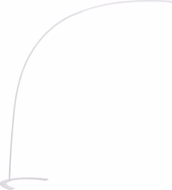 Lampada da terra ad arco LED Shanghai bianca Trio 18W
