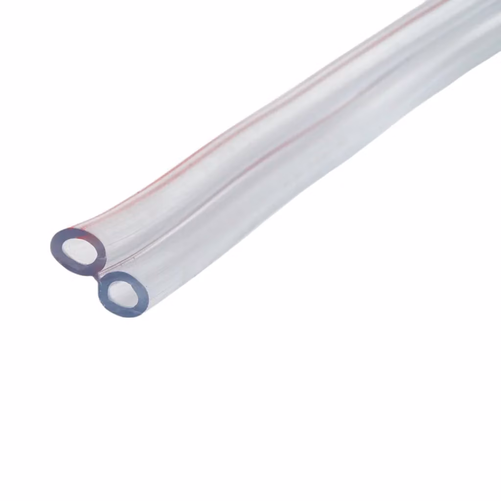 Tubo flessibile doppio trasparente per mungitrice Breckner Germany, rotolo da 50 m – 2