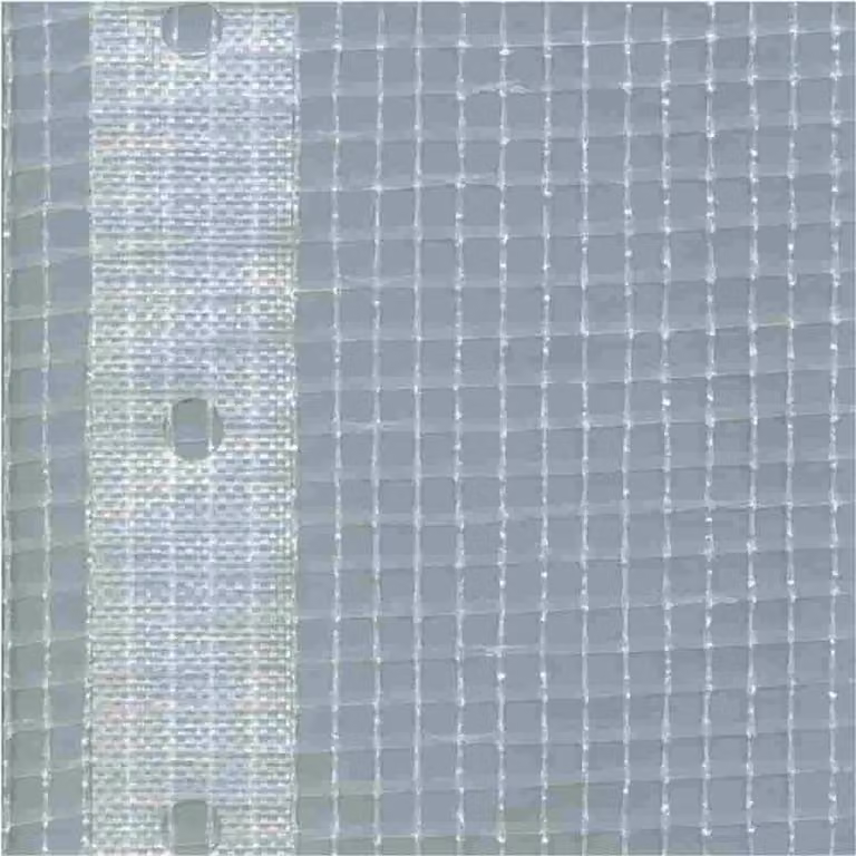 Telo a rete per ponteggi 3,20 x 10 m, 200 g/m², bianco/traslucido
