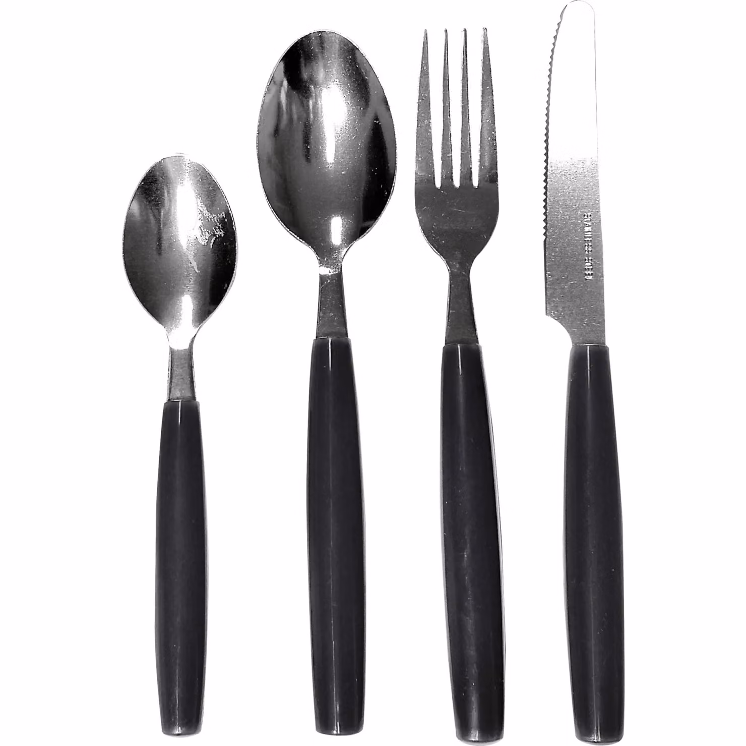 Servizio posate Avril Gusto Casa in acciaio inox nero opaco, 24 pezzi – 1