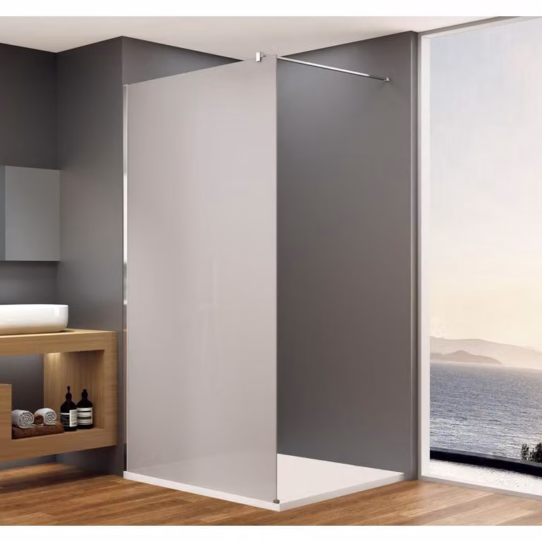 Cabina doccia SPITZA WALK-IN, 900 mm, vetro satinato