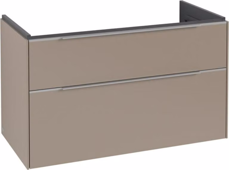 Villeroy & Boch Subway 3.0 armoire sous lavabo, 2 tiroirs, 973x576x478mm, C57000VM, C57000VM
