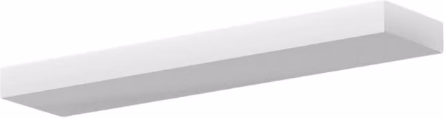 Lampada a Parete GAP574 - Applique LED 44W 1980lm 3000K in Alluminio Bianco Opaco, Dimmerabile a Taglio di Fase e Push - Gealuce