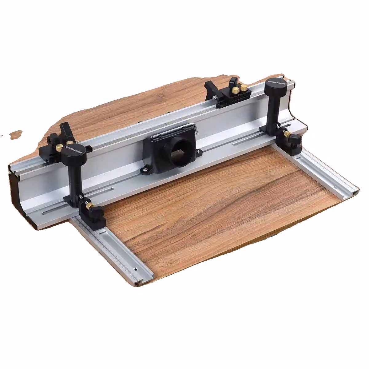 Recinzione del tavolo di fresatura per la lavorazione del legno, profilo in alluminio da 700 mm, gestione efficiente della polvere