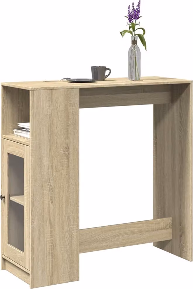 Maison Exclusive - Tavolo da bar con ripiano in rovere Sonoma 101x40x103,5 cm Materiale ligneo