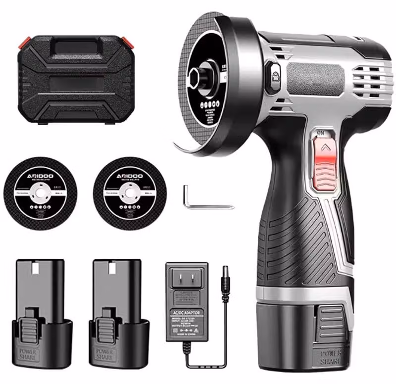 Smerigliatrice angolare compatta - Smerigliatrice angolare a batteria - 16,8 V - Batteria al litio - Ricaricabile - Ideale per levigatura, taglio e lucidatura - Colore: Tipo B