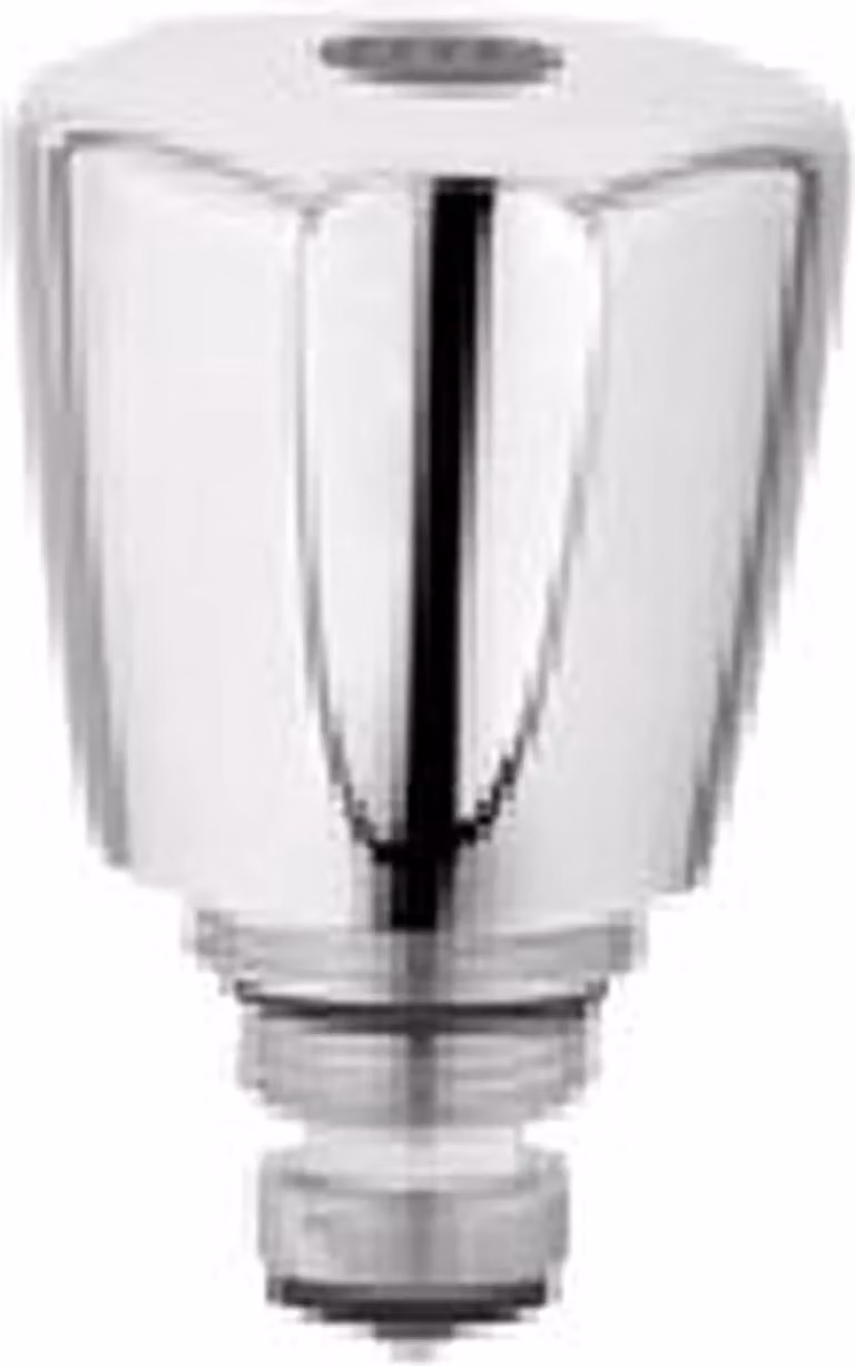 Kludi Terralux parte superiore 3/8" acqua calda Terralux maniglia ABS, 1 pz.