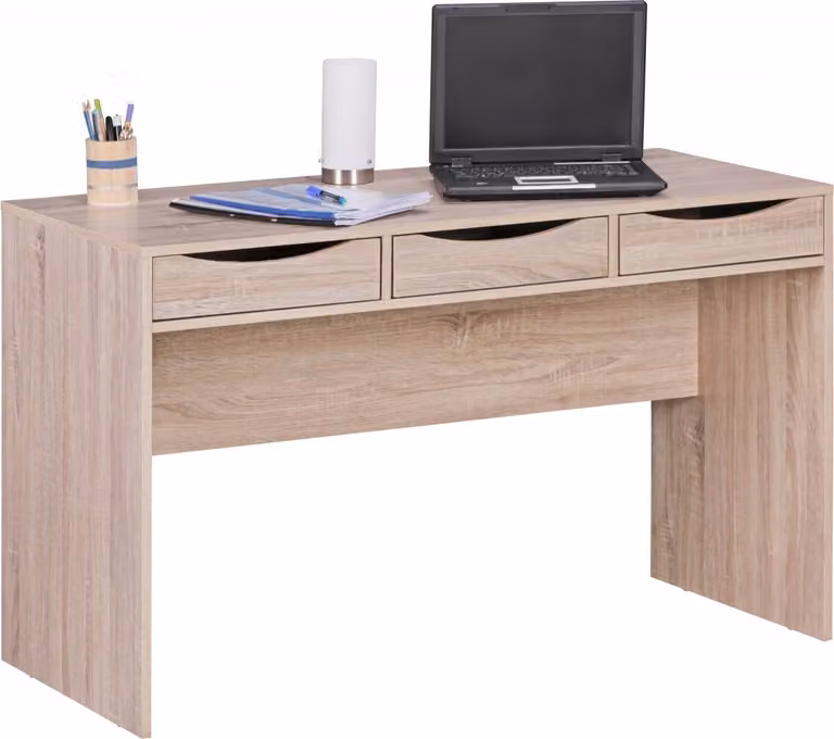 Scrivania SAMO 120 cm Scrivania da ufficio di design in rovere Sonoma