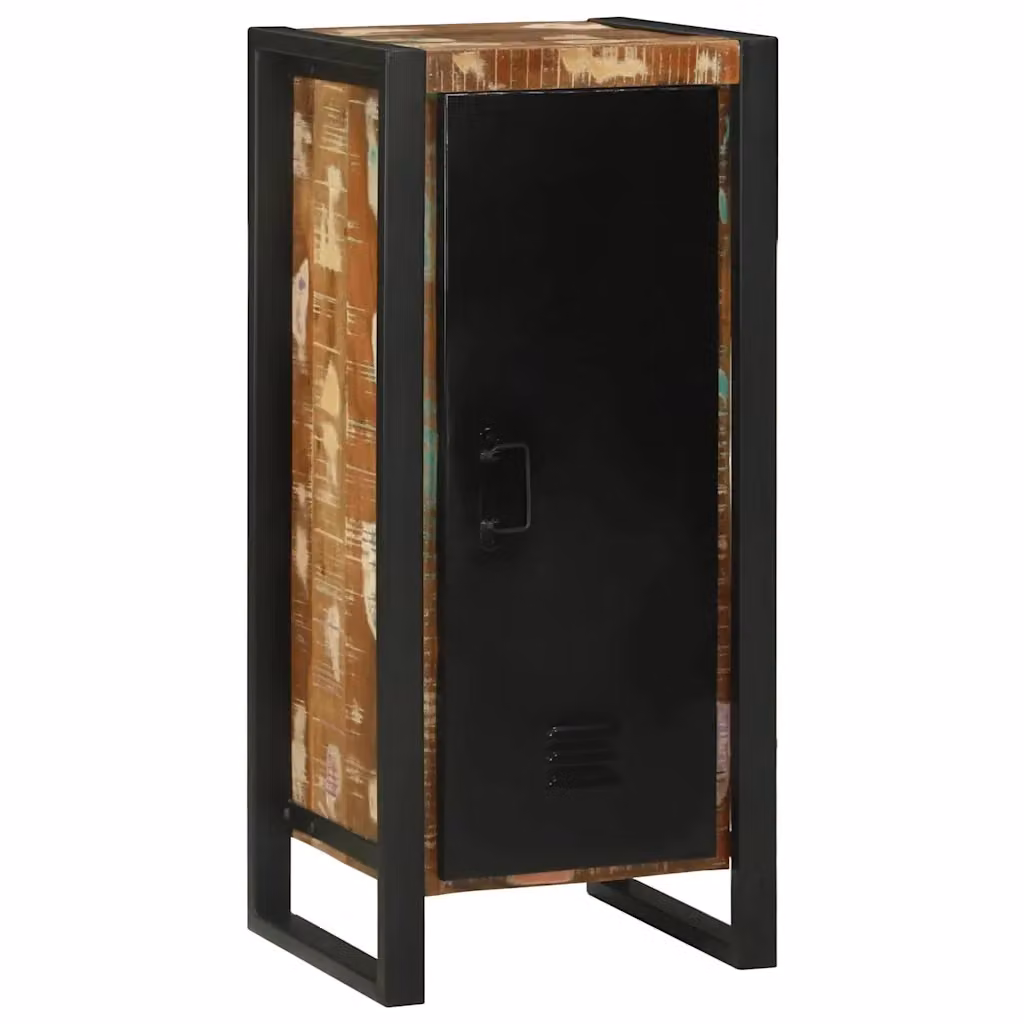 Mobile da bagno moderno vidaXL in legno marrone con ante a battente e ripiani interni L/P/H: 90 x 40 x 35 cm – 2
