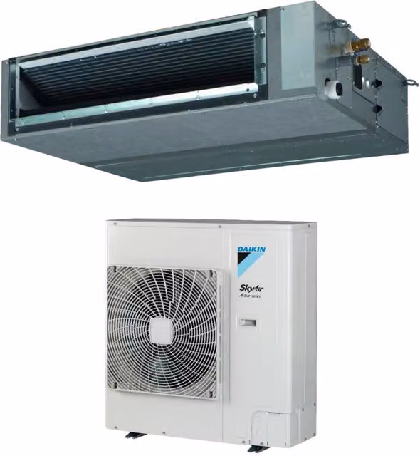 Climatizzatore Canalizzato Daikin Bluevolution FBA140A + RZASG140MY1 Trifase 48000 Btu Colore Bianco con Wi-Fi Opzionale