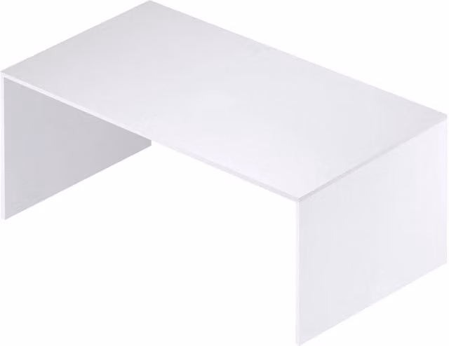 Scrivania da scrittura GIORDANOSHOP bianca, design minimalista, L 150 x P 73 x H 73 cm