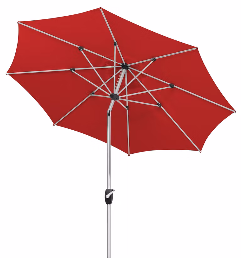 Ombrellone Schneider VENEDIG, rosso, Ø circa 270 cm, rotondo