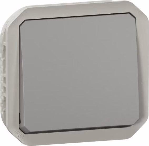 Pulsante illuminato LEGRAND Plexo 069542L Grigio