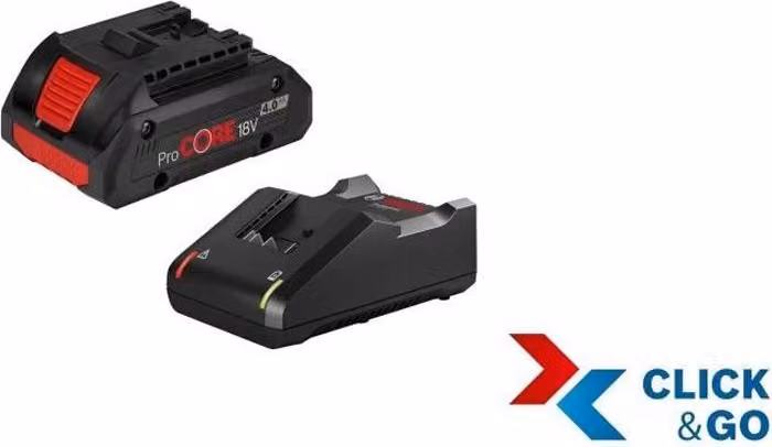 Set batteria Bosch Professional ProCORE 18V, 4,0Ah, caricabatteria GAL 18V-40, batteria 18V