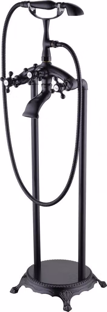 Mexen Retro miscelatore da bagno autoportante, nero - 75933-70