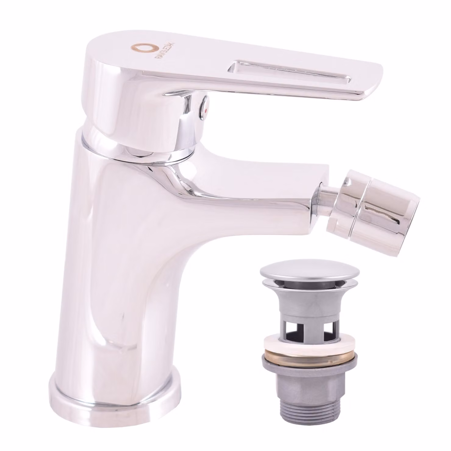 Slezák-RAV Miscelatore per bidet COLORADO, Colore: cromo - beccuccio in plastica, Dimensione: 3/8''