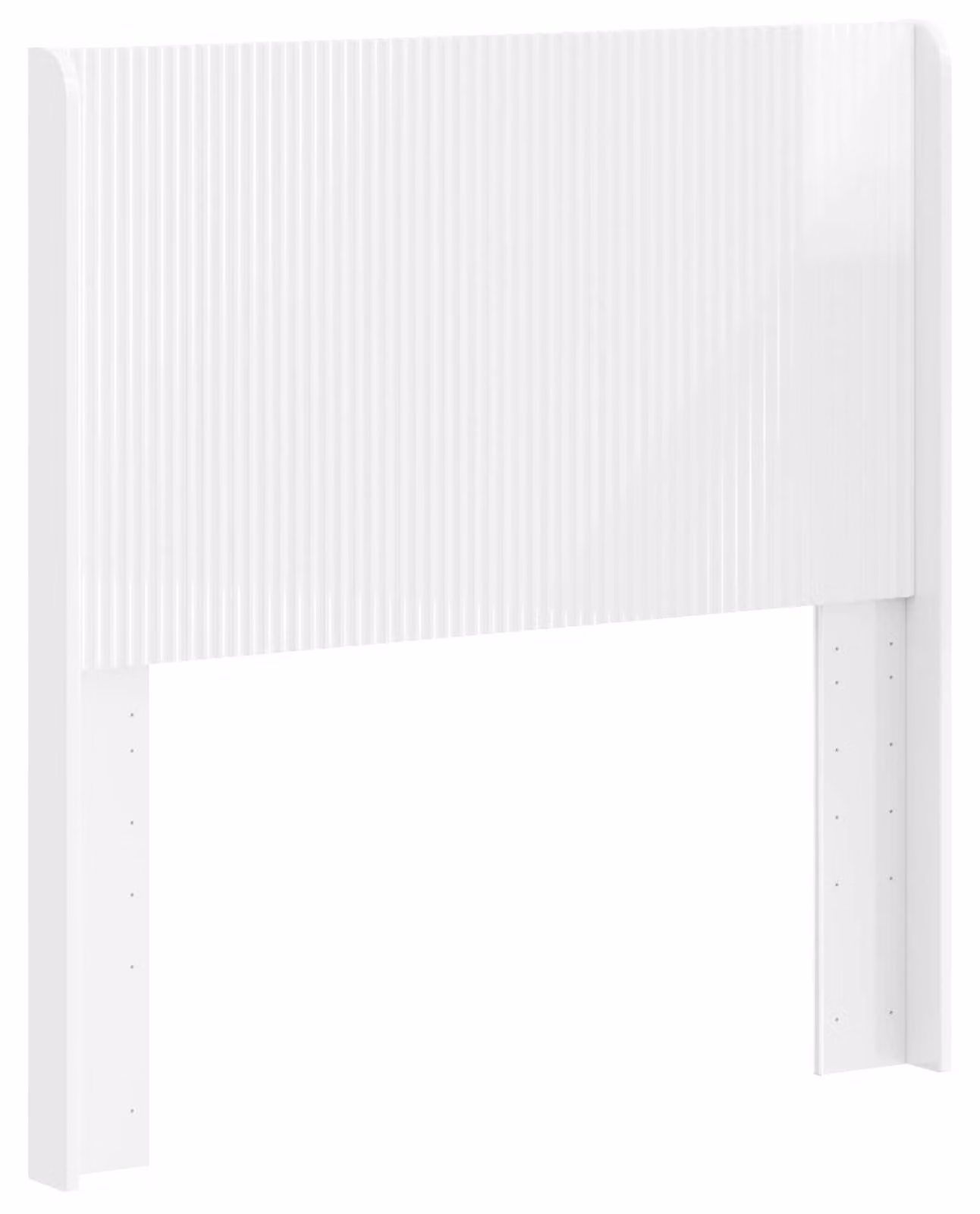 Testiera Letto Bianco Lucido Legno ingegnerizzato