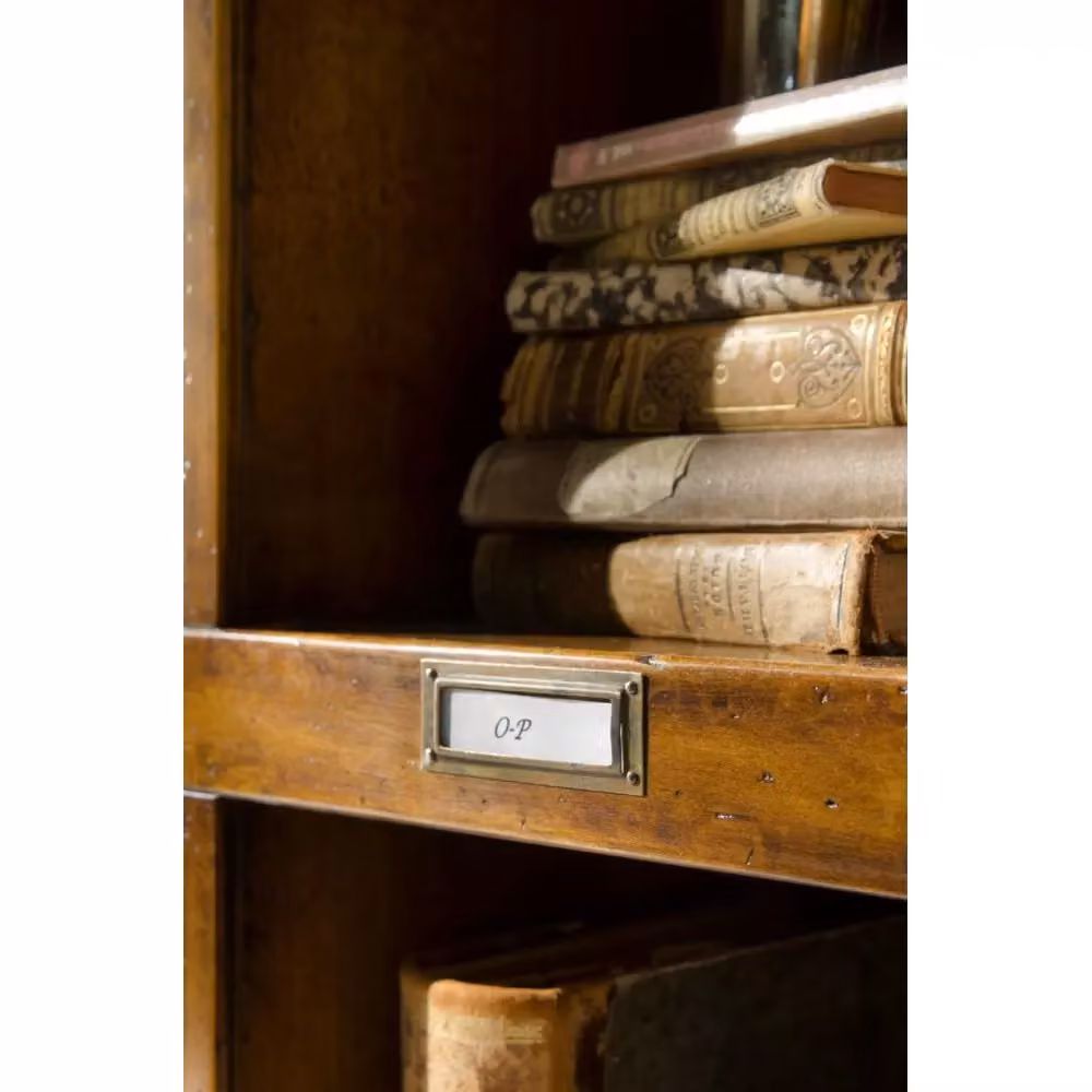 Libreria Direttorio 16 vani in legno di Mobili 2G, colore marrone, L 122 cm x P 31 cm x H 219 cm – 4