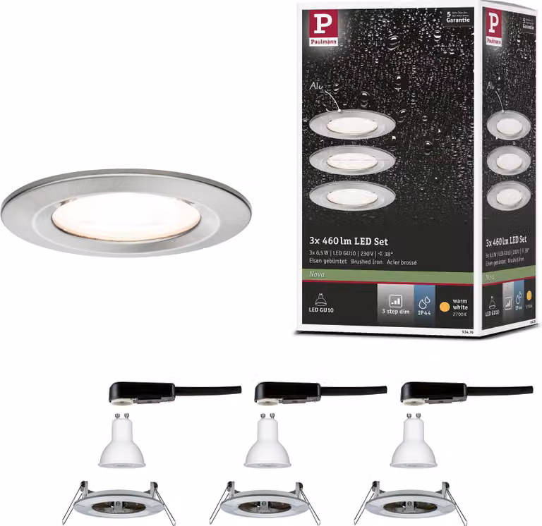 Paulmann Luce da incasso LED Nova basic set rigido