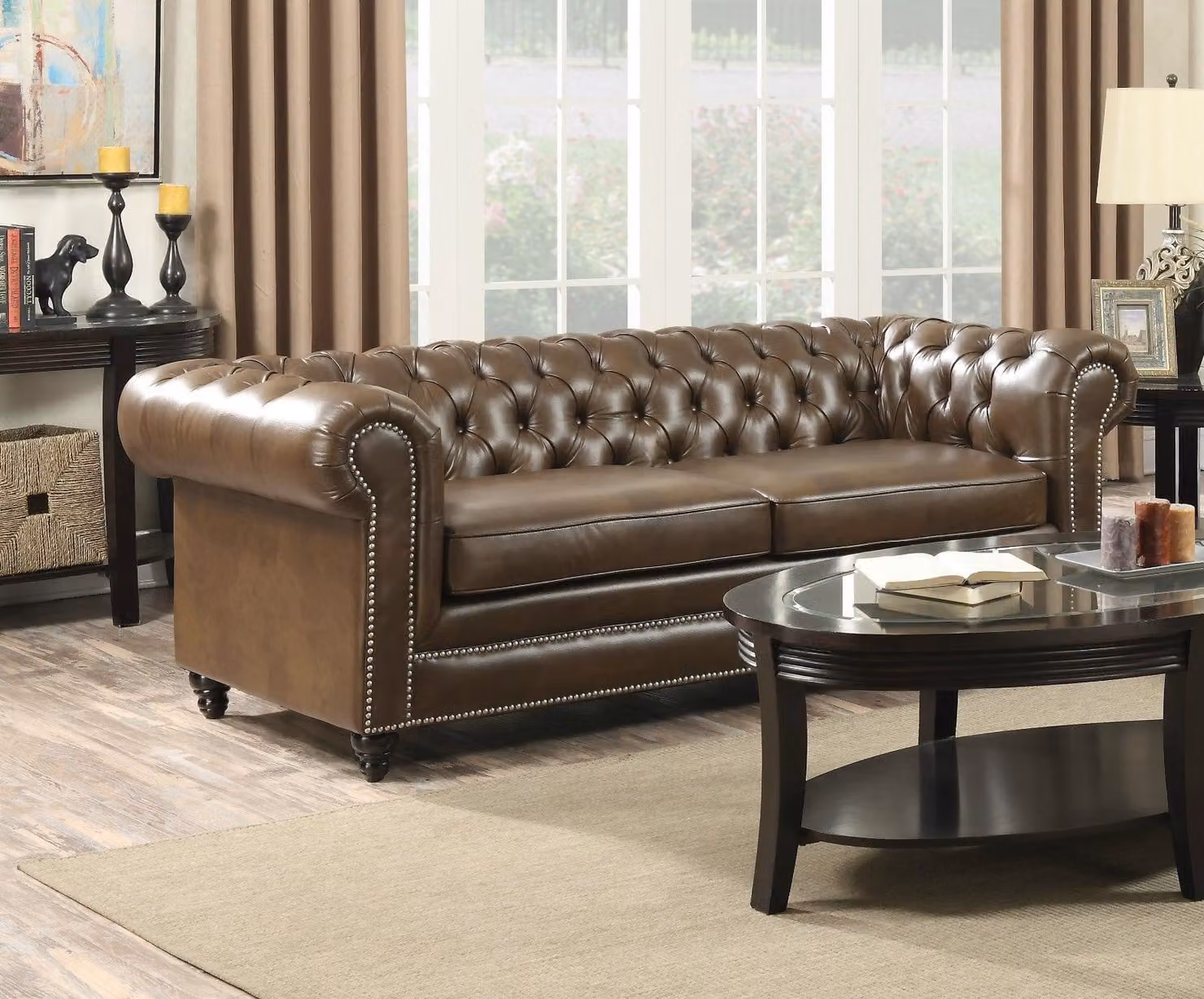 Chesterfield Sofa 3 SITZER Polster Designer Couchen Sofas Garnitur SL Sofa 8
