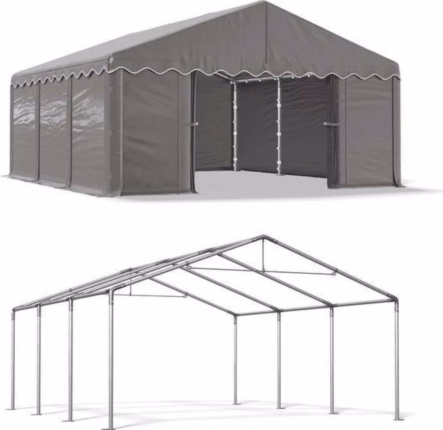 Tenda per riviste estive 6x6 Grigio SUMMER MPE