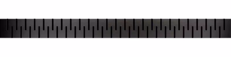 Griglia centrale Chud?j nera da 1050 mm per canale lineare M 1050 C