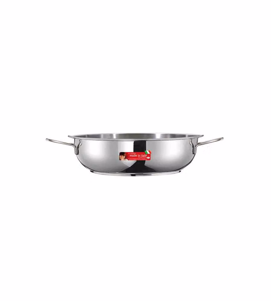 Tegame Inox 2 Manici Cm 22 River Inoxriv