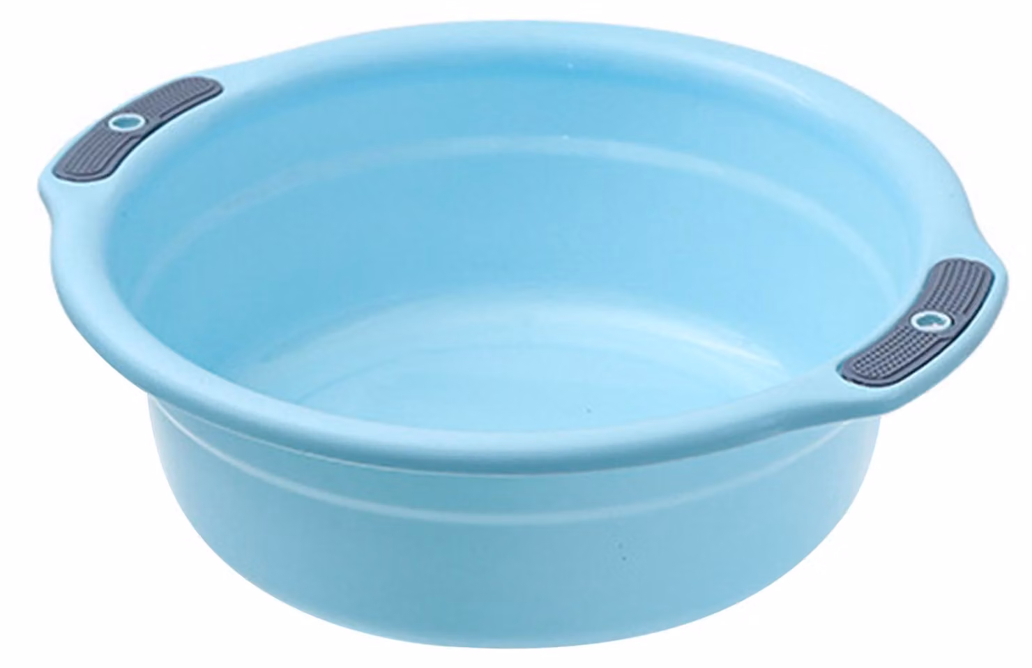 Lavabo in plastica, rinforzato, con ampia capacità, antiscivolo, ideale per lavare il viso e la biancheria, adatto per uso domestico, dormitori, dimensioni L (14 x 4,3 x 9,8)