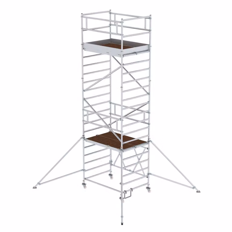 Ponteggio pieghevole 1,35 x 1,80 m con stabilizzatore Altezza piattaforma 4,80 m