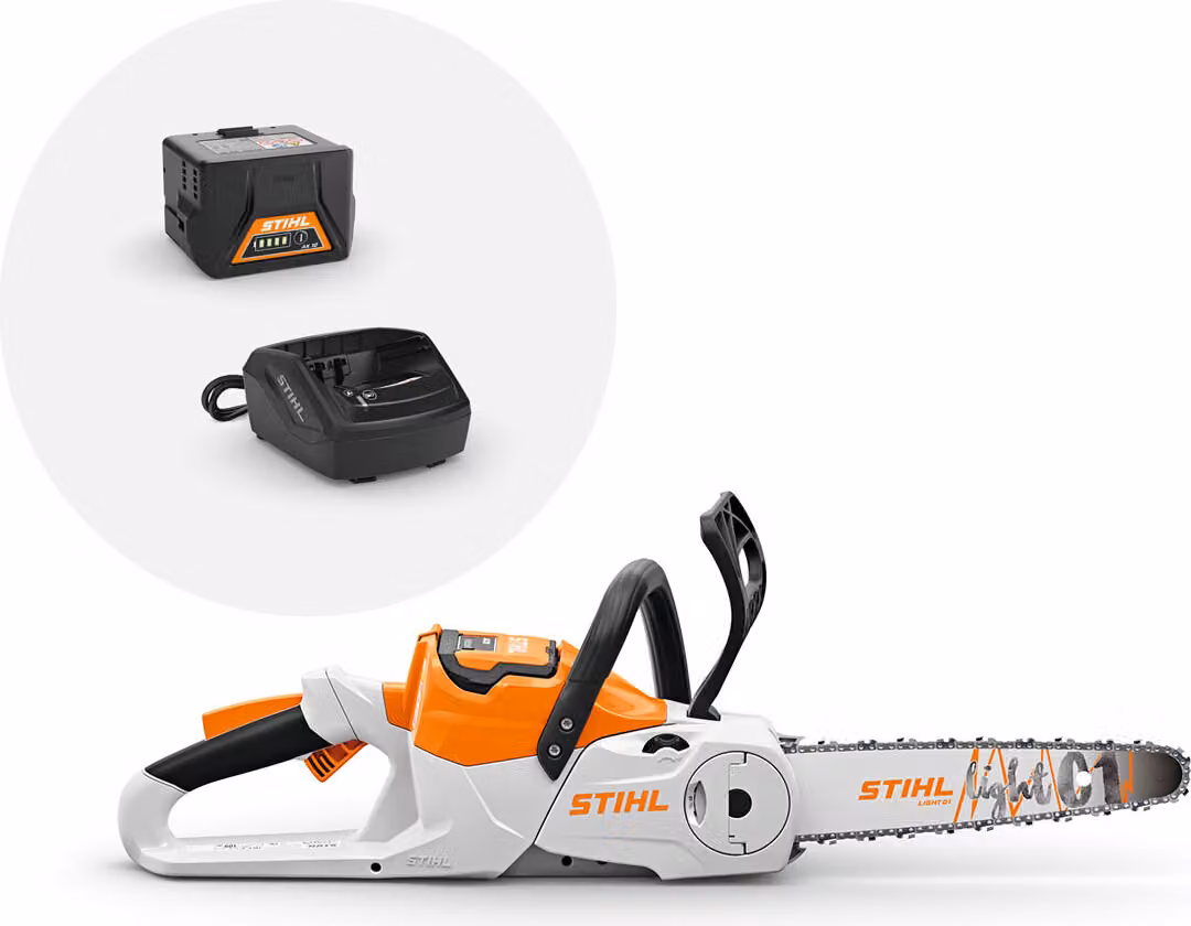 Sega a catena a batteria STIHL MSA 70 C-B, CON 1 BATTERIA AK 30 E CARICATORE AL 101 Sega a catena a batteria, sega a catena,