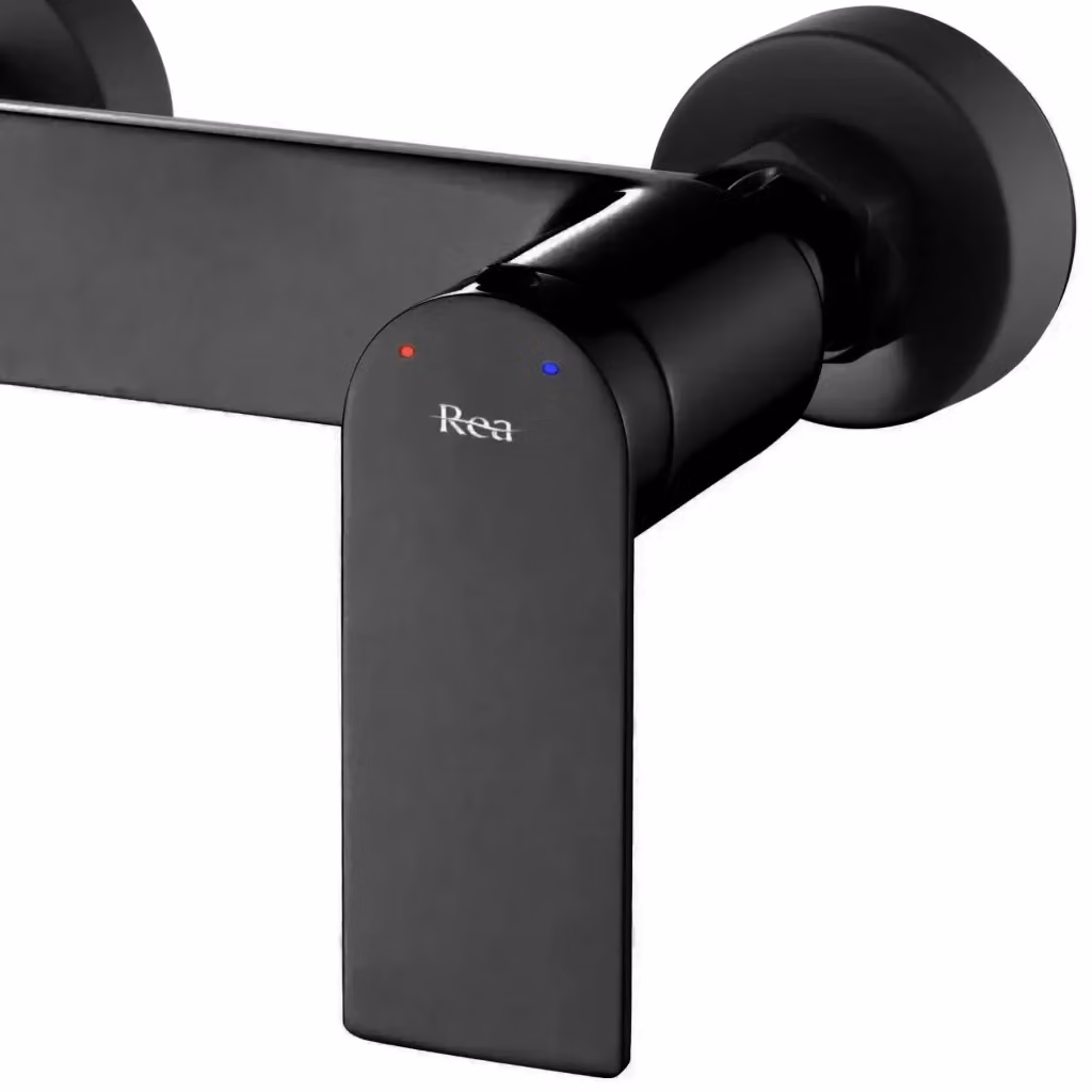 Rubinetto da vasca a parete Rea Storm color nero oro in ottone – 2