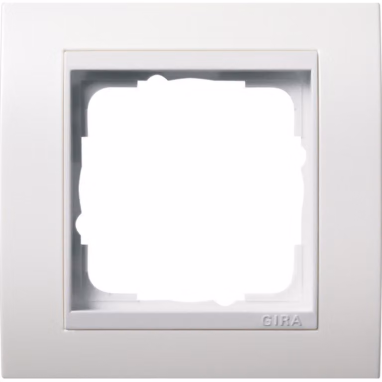 Gira 0211803 Cornice di copertura 1-fold bianco puro per Event bianco puro