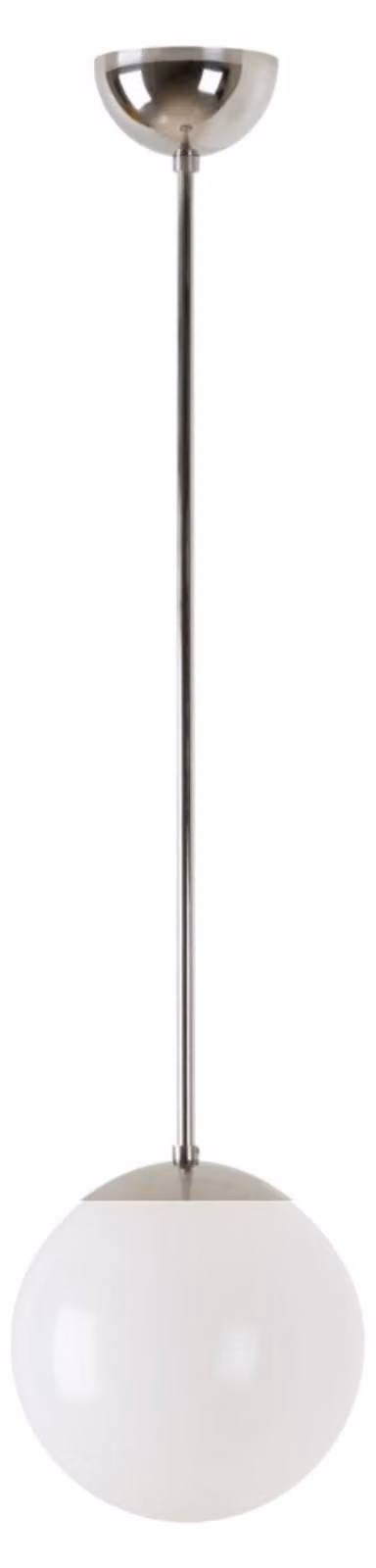 OSMONT ISI72354 ISIS P1 PM Lampada a sospensione in plastica, acciaio inossidabile/bianco, grado di protezione IP40, 3000 K, LED da 8 W