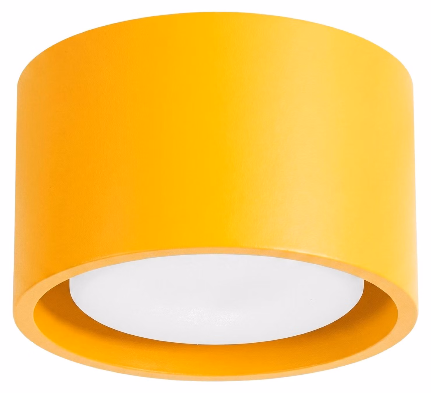 Plafoniera MODO 1 gialla Gx53 1xGx53 10W in alluminio 6x10x10 cm Sollux Lighting