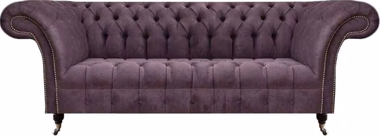 Eleganter Chesterfield Dreisitzer Moderne 3-Sitzer Wohnzimmer Sofas