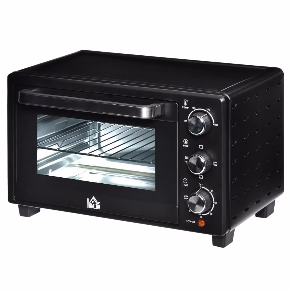 Zephmum Grill da Tavolo Nero con Funzione Grill e Calore Verticale, Timer e Componenti Lavabili in Lavastoviglie, L/P/H: 42,1 x 38,5 x 29 cm – 2