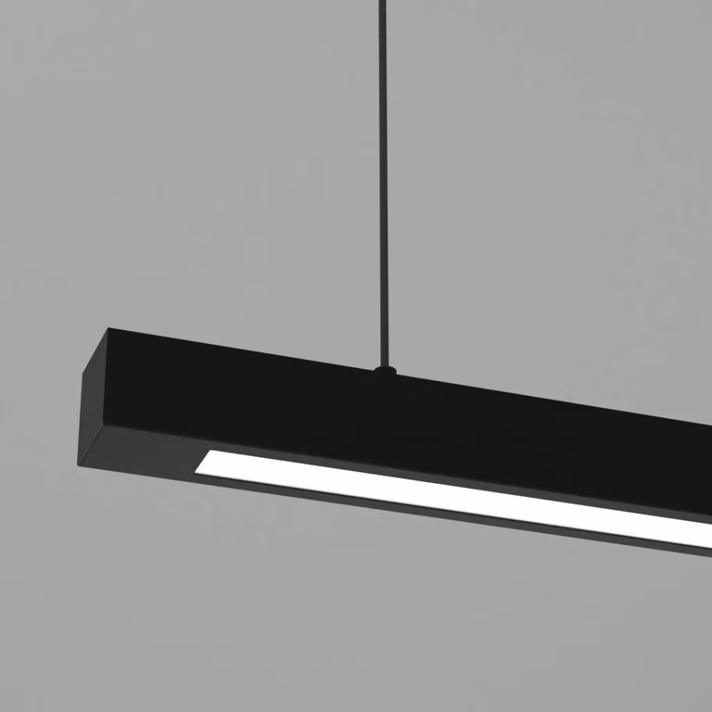 Lampada a sospensione Milagro nera con design moderno e altezza regolabile per cucina o ufficio – 2