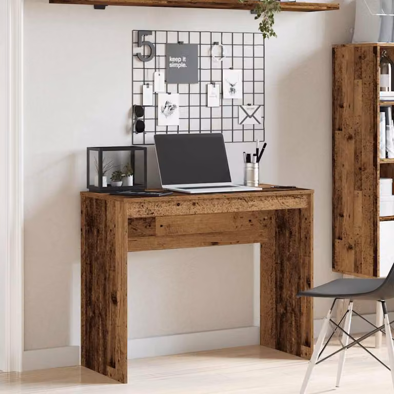 Maison Exclusive - Scrivania effetto legno antico 90x40x72 cm Materiale ligneo