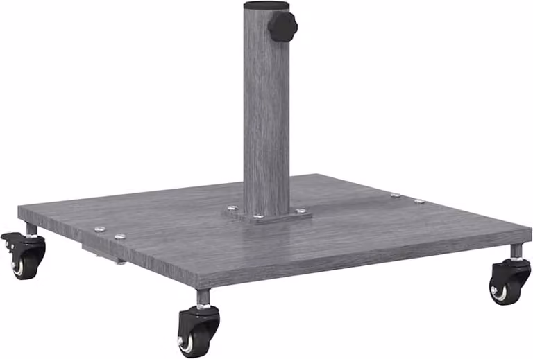Base per ombrellone Aspetto Legno Grigio Scuro