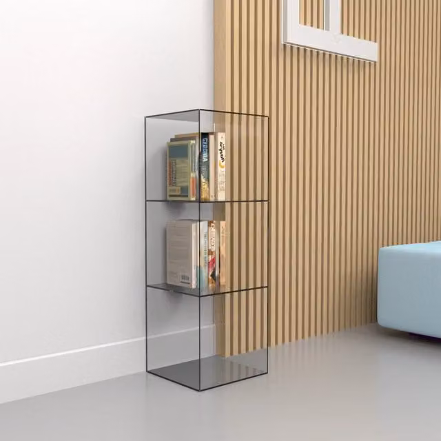 Mobile moderno in plexiglass trasparente TOP EVENTI STORE L/P/H: 30 x 30 x 90 cm – 1