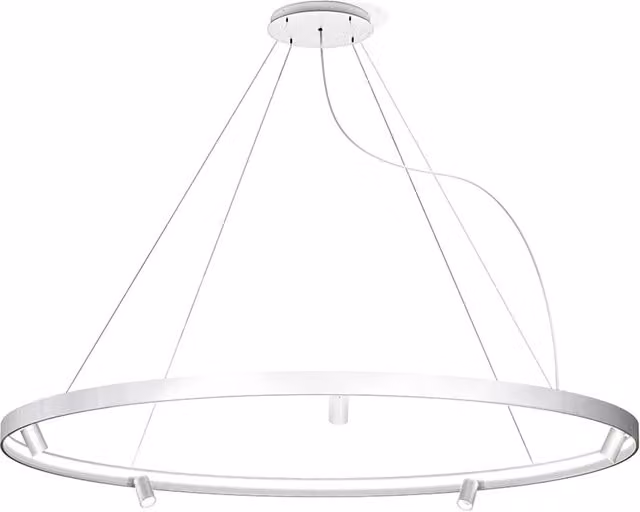 Lampada a sospensione LED Panzeri Arena, moderna e regolabile, disponibile in bianco, nero, bronzo o oro/ottone